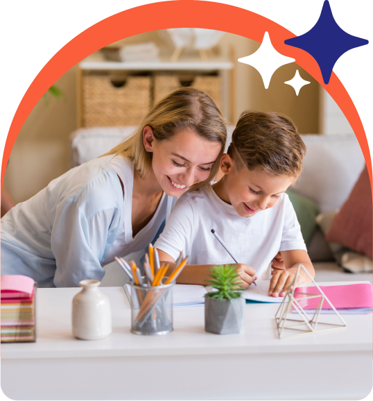 Dream Bigger ABA Registered Behavior Technician Teaching an Autistic Child to Write