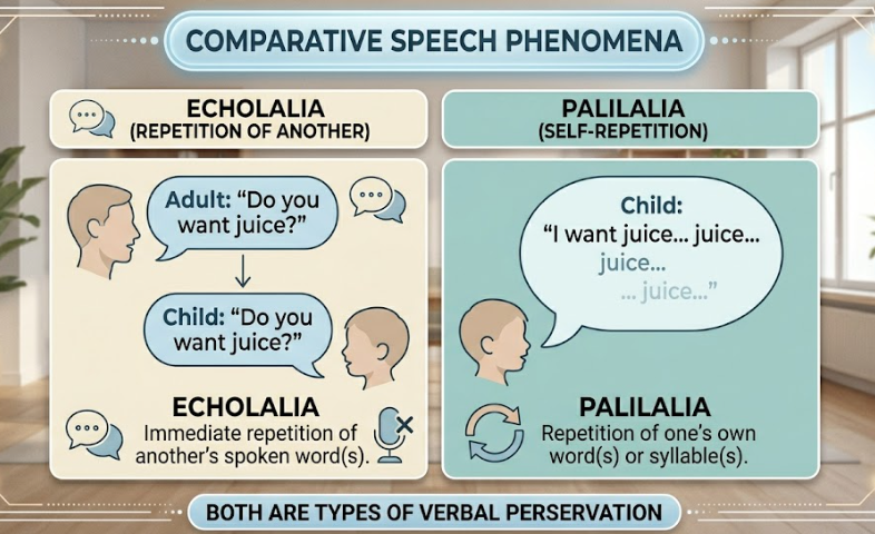 is echolalia always autism