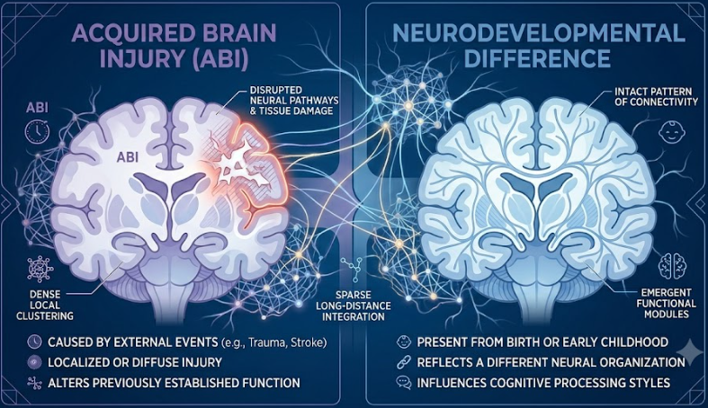 is autism brain damage