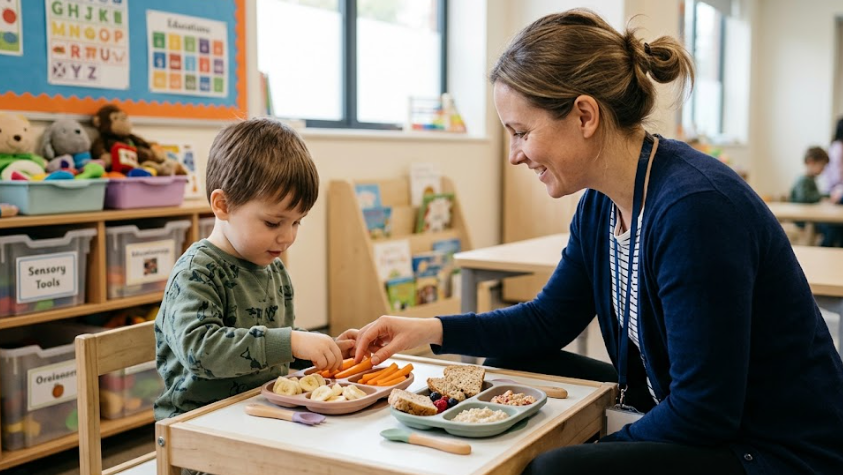 is pocketing food a sign of autism