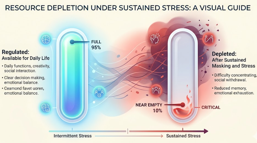 can autism get worse with stress